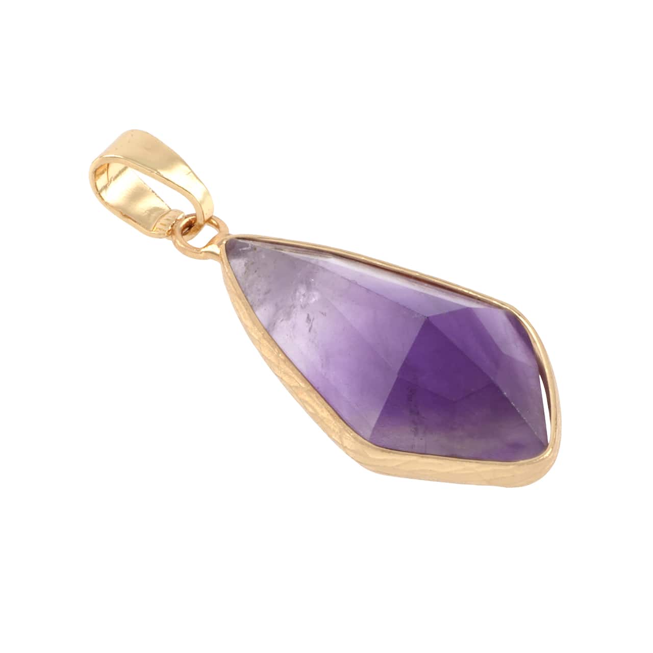 12 Pack: Amethyst Drop Pendant by Bead Landing™